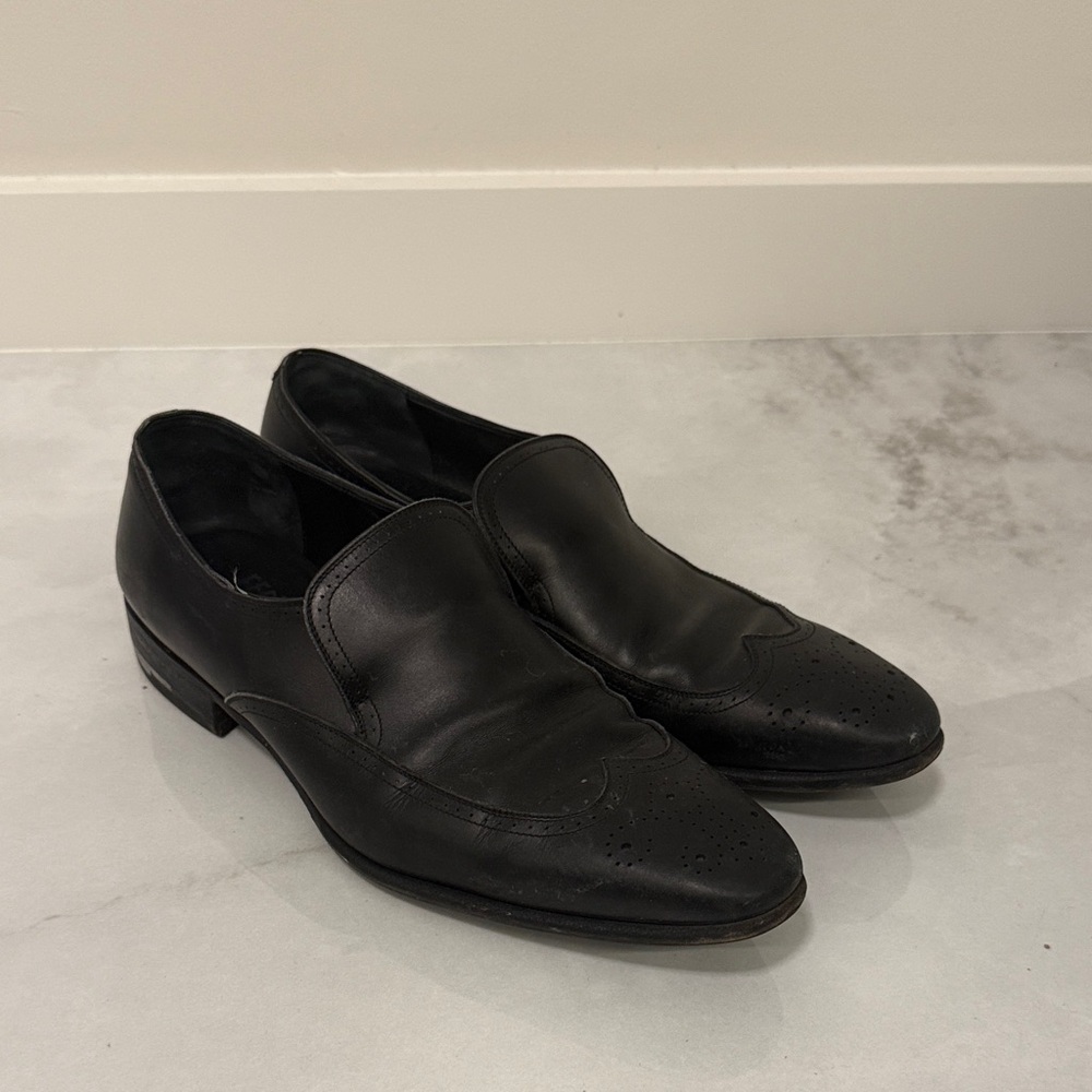 🔥SEND OFFERS🔥Salvatore Ferragamo Men’s black dress shoes